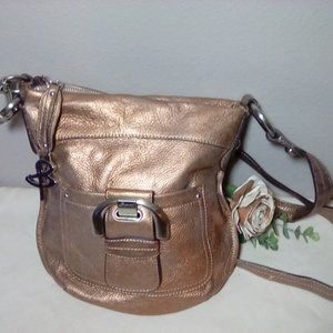 Vintage B. Makowsky purse. Copper color leather